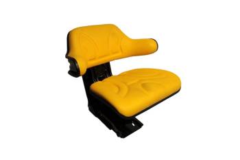 Siedzenie dzielone  z podłokietnikami PVC C-330 C-360  żółte